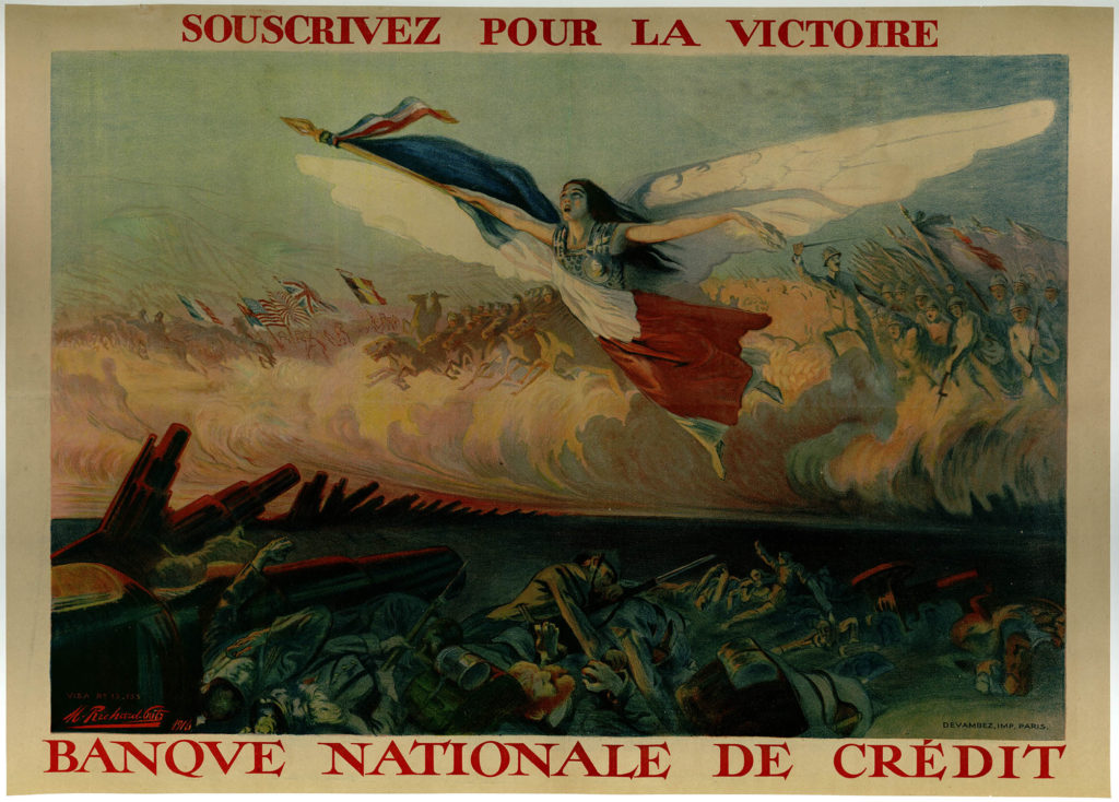 Poster "Subscribe for victory", 1918, BNP paribas Historical Archives