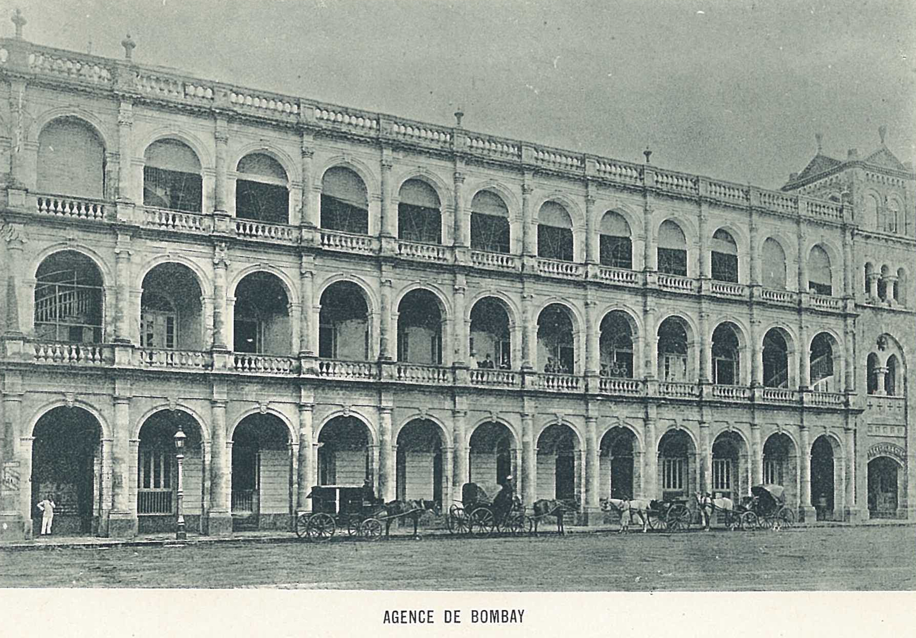 Agence de Bombay vers 1893 - Archives historiques BNP Paribas