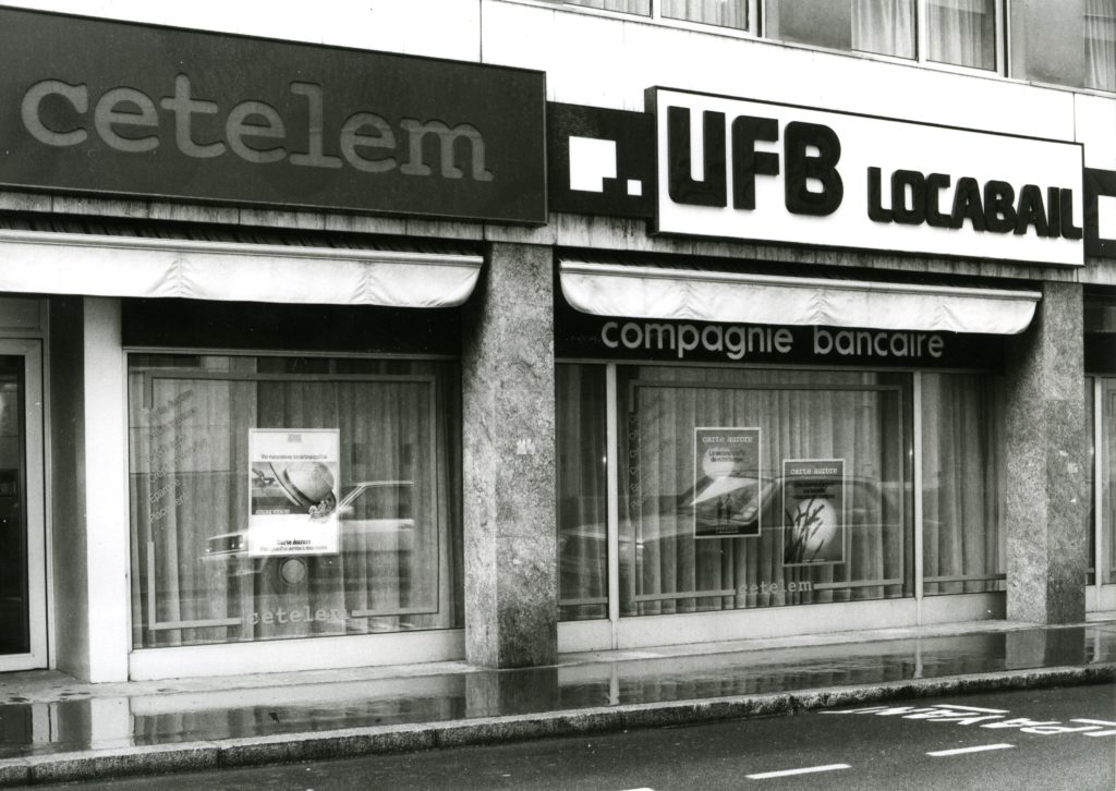 Cetelem - UFB Locabail branch in the 1980's - BNP Paribas Historical Archives