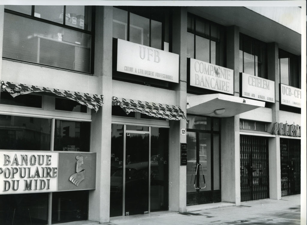 Branch accommodating the subsidiary companies under the Compagnie Bancaire umbrella, Perpignan - BNP Paribas Historical Archives