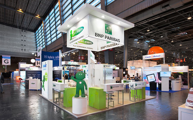 Cetelem E-commerce stand, 2015 - BNP Paribas Historical Archives