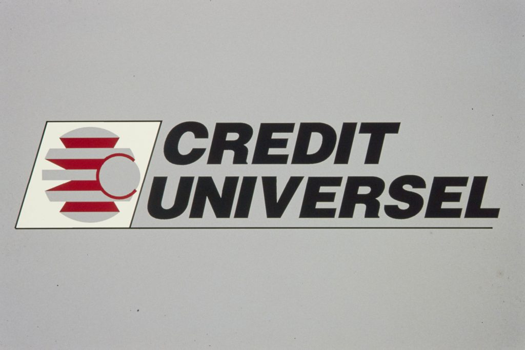 Crédit Universel logo, BNP Paribas Historical Archives