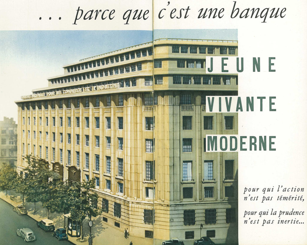 BNCI’s advertising poster, 1942 - BNP Paribas Historical Archives