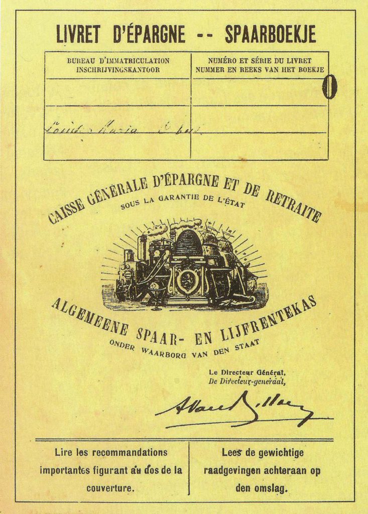 ALSK-CGER Savings Book - BNP Paribas Historical Archives