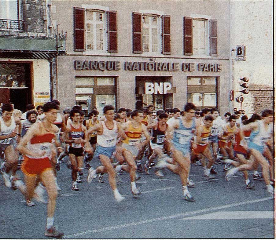 BNP 10 km road challenge, Rodez (France), 1987 – BNP Paribas Historical Archives