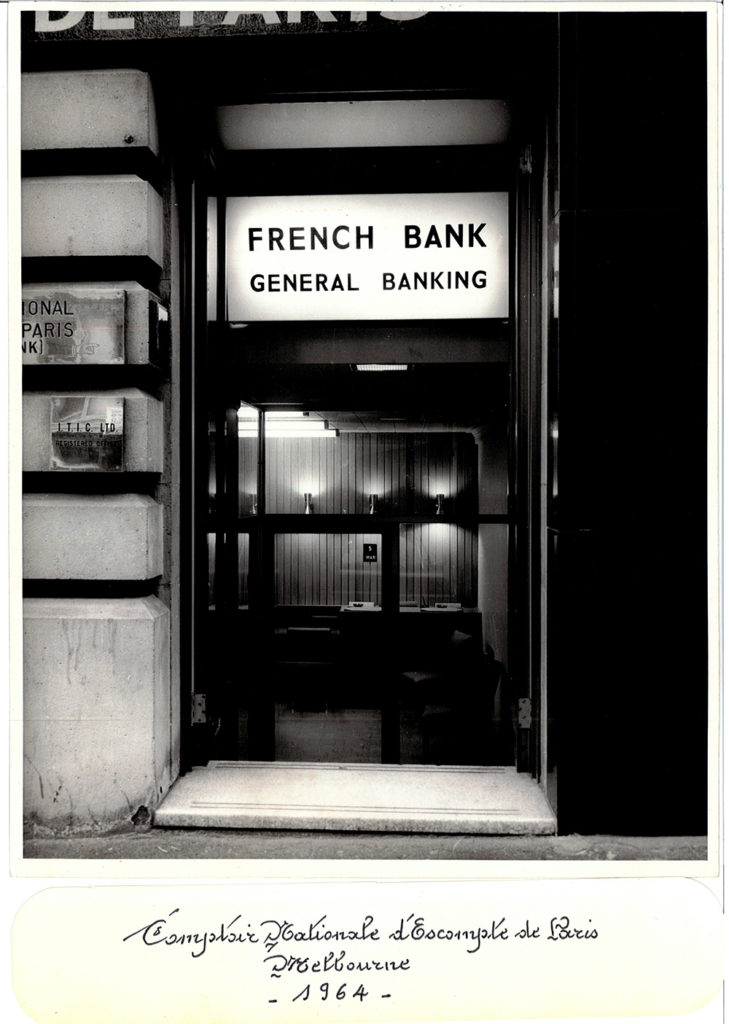 Agence du CNEP à Melbourne, 1964