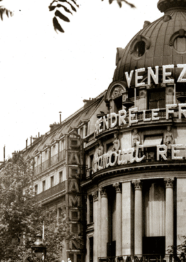 Rotonde du cinéma Paramount, situé Boulevard des Capucines à Paris, années 1930 - Archives historiques BNP Paribas