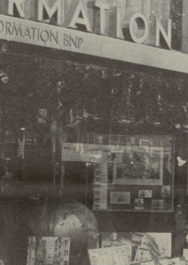 Storefront of "The Centre d'information bancaire BNP" in Paris, 1972 - BNP Paribas Historical archives