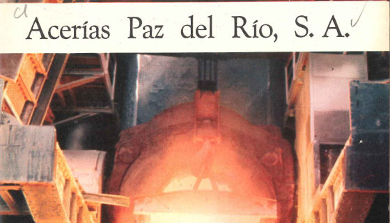 Archives historiques BNP Paribas - Aciérie de Paz del Rio, rapport annuel 1957