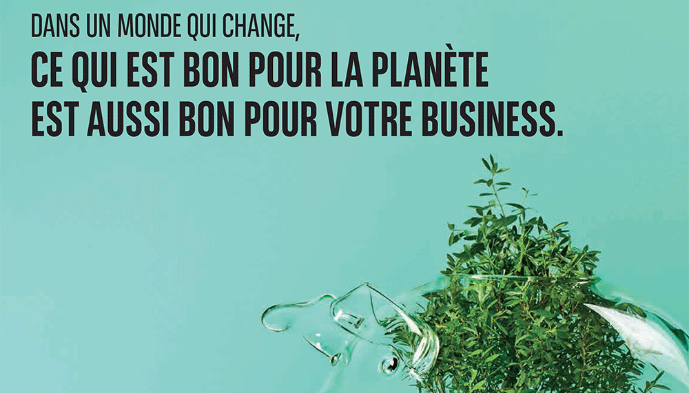 B2B advertising campaign in favor of responsible investments, 2015 - BNP Paribas Historical Archives