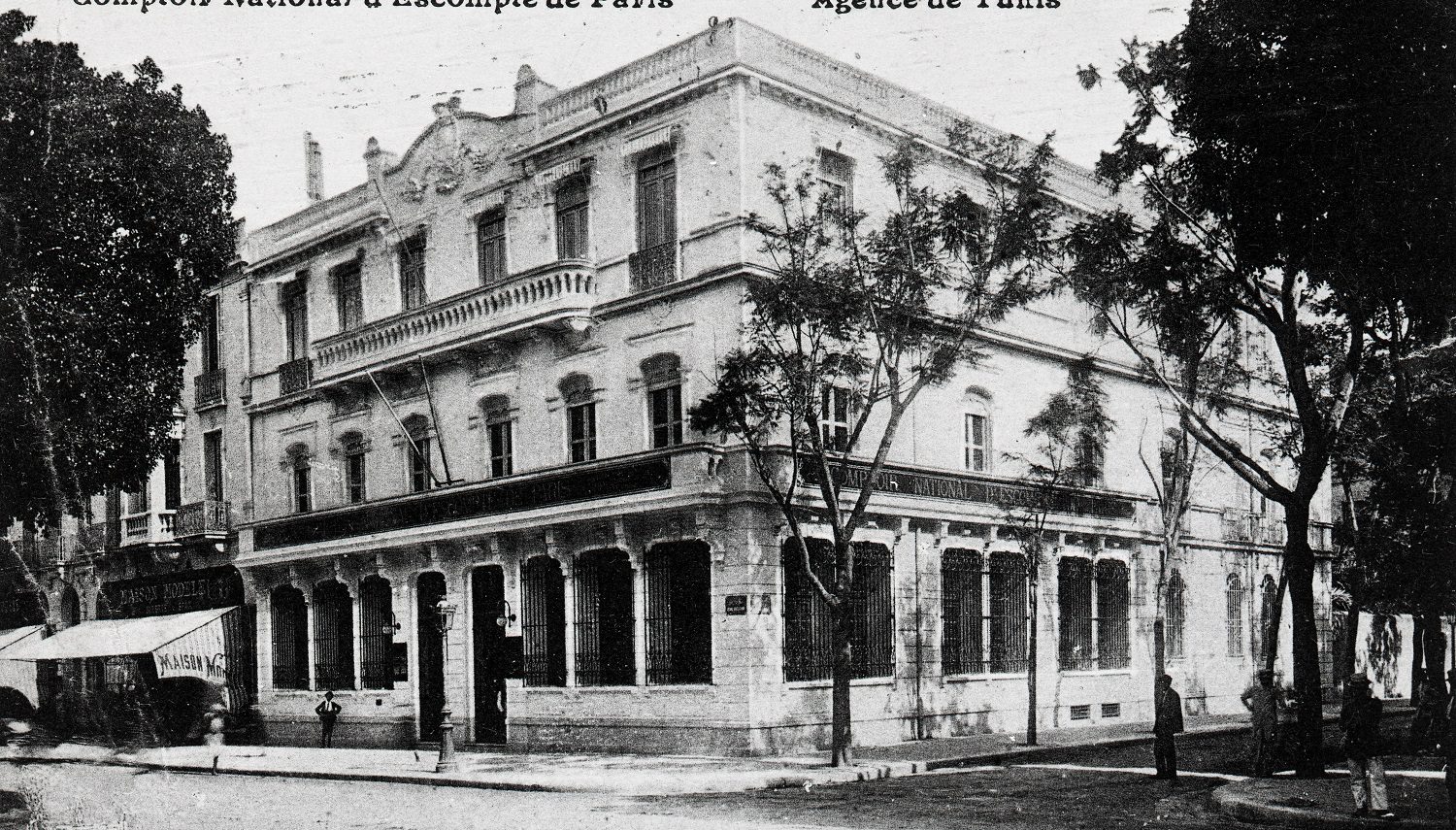 Agence du CNEP à Tunis vers 1900 - Archives historiques BNP Paribas