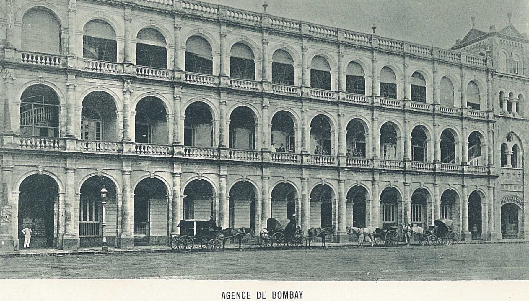 CNEP's branch in Bombay, 1893 - BNP Paribas Historical Collections