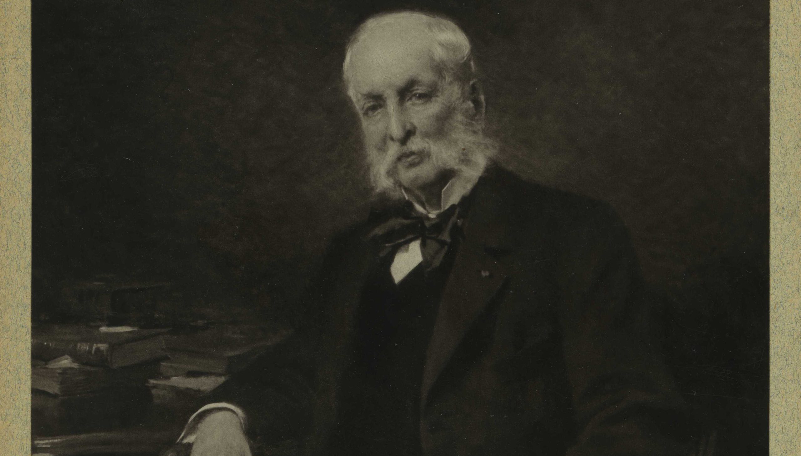 Portrait d'Eugène Goüin (1818-1909) par Aimé Morot © Archives historiques BNP Paribas