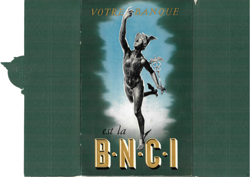 Cover of an institutional presentation of the BNCI, 1941 - BNP Paribas historical archives