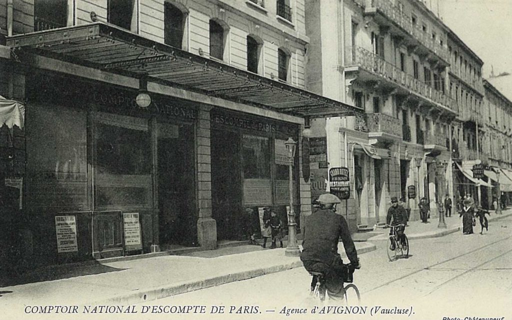 CNEP branch in Avignon, 1914 - BNP Paribas Historical Archives