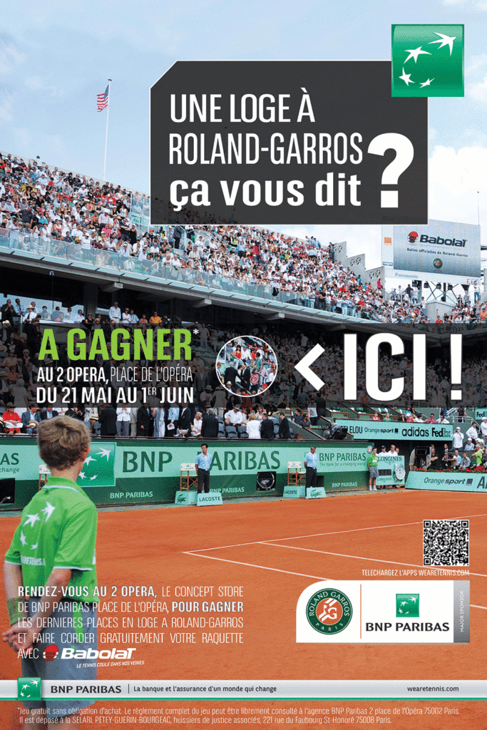 Advertising poster for a competition, showing a BBG, 2012 - Référence 5AF1326, BNP Paribas Historical Archives