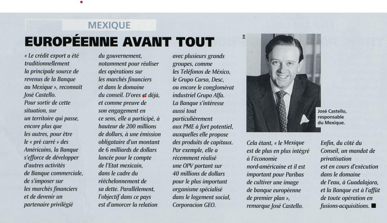 "Amérique latine, un continent d'opportunités", L'Orangerie n°20, octobre 1996, Archives historiques BNP Paribas