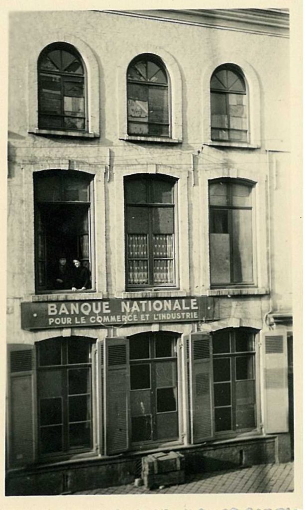 BNCI, Provisional office in Dunkerque, 1950, BNP Paribas Historical Archives, 9Fi168-2