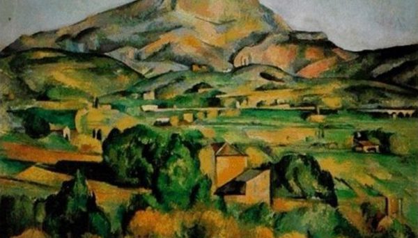 Cézanne, La Montagne Sainte-Victoire 1892-1895 - Publication internal magazine Archives historiques BNP Paribas, PER2-1993-09.