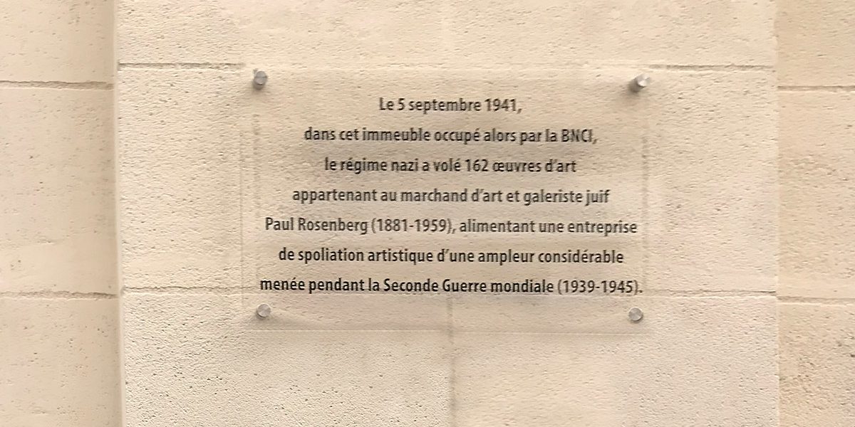 Spoliations et restitutions