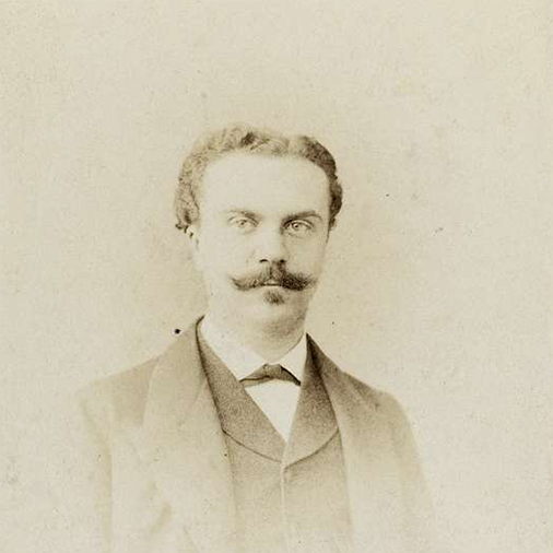 Portrait De Guy De Maupassant 1850 1893 Romancier 52f821