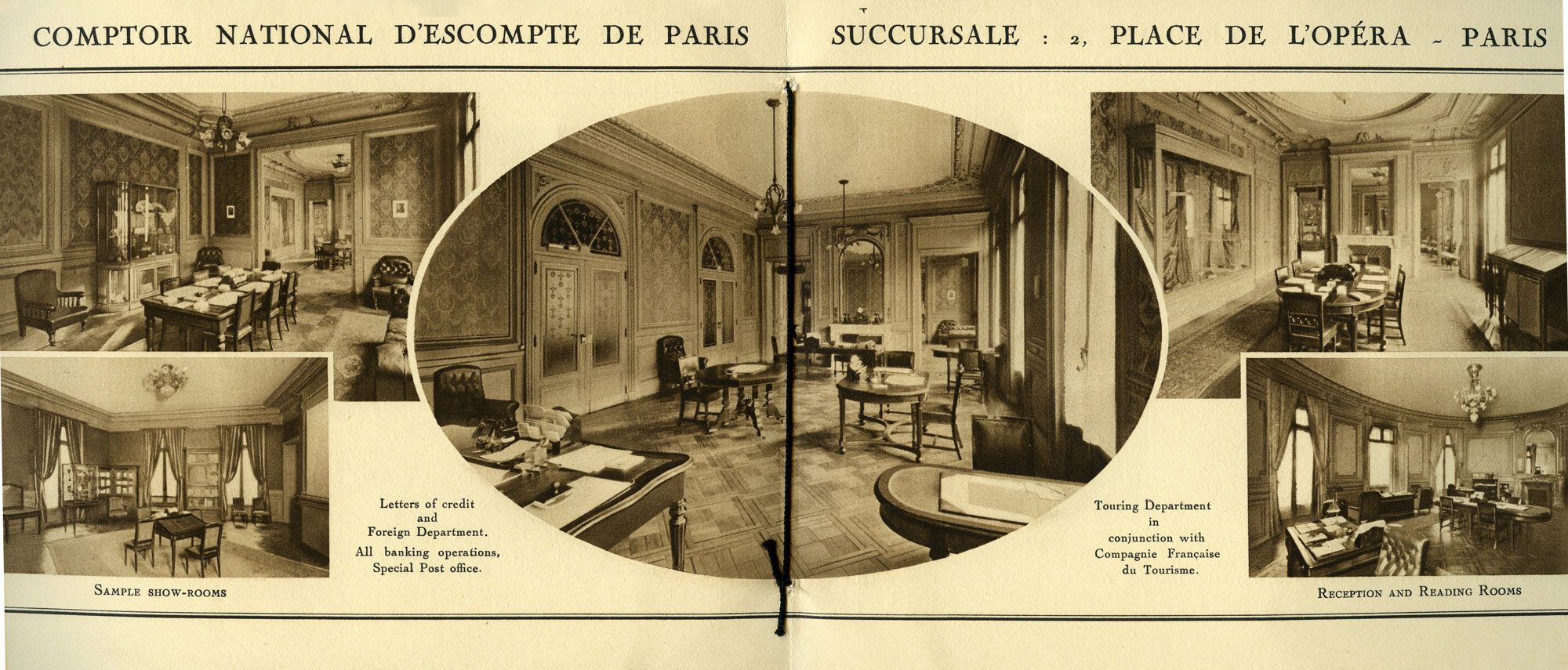 Brochure 2 Op&eacute;ra (sp&eacute;cimen Unique), Archives Historiques Bnp Paribas, Ah00004908