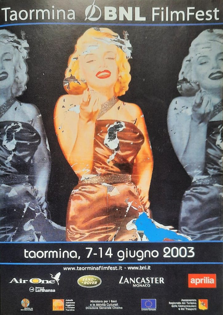 Affiche du Taormina BNL FilmFest de 2003